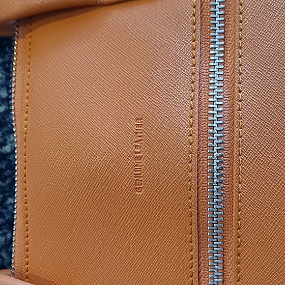 Campo Marzio Roma 1933 Leather Crossbody Laptop/Document Bag - Monte Cristo - Picture 6 of 10